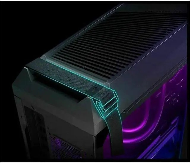 Alt view image 3 of 14 - Asus ROG Strix G16CHR G16CHR-XS987 Gaming Desktop Computer - Intel Core i9 14th Gen i9-14900KF - 32 GB - 2 TB SSD - Mid-tower - Gray - Intel B760 Chip - Windows 11 Pro - NVIDIA GeForce RTX 4080 16 GB