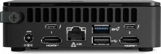 Alt view image 2 of 12 - Asus NUC 13 Pro NUC13ANKi3 Desktop Computer i3-1315U 8GB 512GB SSD W11P