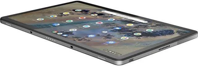 Alt view image 5 of 10 - Lenovo IdeaPad Duet 3 Chrome 11Q727 82T6002KUS 11" Touchscreen Detachable 2 in 1 Chromebook - 2K - Qualcomm Kryo 468 - 8 GB - 128 GB Flash Memory - English Keyboard - Storm Gray - Qualcomm Snapdr