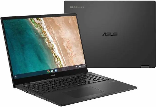 Alt view image 12 of 17 - Asus Chromebook Flip CX5 16" Touchscreen Convertible 2 in 1 Chromebook WUXGA  Intel Core i5 12th Gen i5-1235U Deca-core (10 Core) 1.30 GHz 16GB Total RAM 16GB On-board Memory 128GB SSD  Mineral Gray