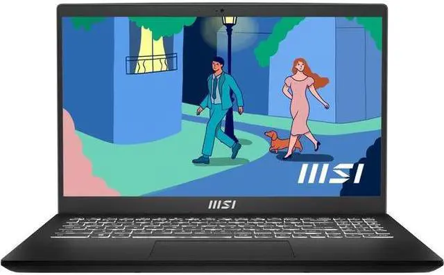 Main image of MSI Modern 15 B13M Modern 15 B13M-1016US 15.6" Notebook - Full HD - Intel Core i7 13th Gen i7-1355U - 16 GB - 512 GB SSD - Core Black - Intel Chip - 1920 x 1080 - Windows 11 Pro - Intel Iris Xe G