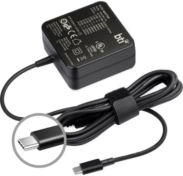 Alt view image 2 of 2 - BTI AC Adapter 65W for Select Dell Latitude Laptops LA65NM170BTI