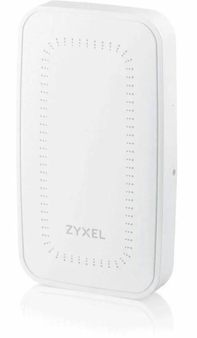 Main image of ZyXEL WAX300H WiFi 6 AX1800 Wireless Gigabit Wall Access Point, 3 GbE PT Ports (1 PoE), Cloud, App, Direct or Controller Management, 1 Year Nebula Pro Included, POE+ Powered