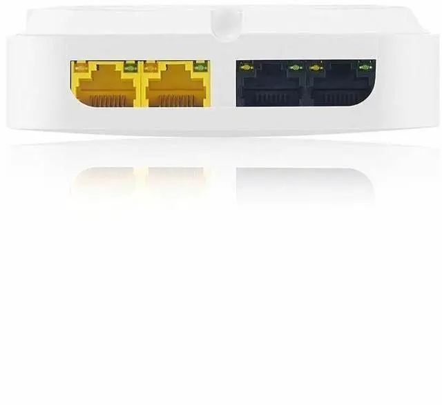 Alt view image 4 of 4 - ZyXEL WAX300H WiFi 6 AX1800 Wireless Gigabit Wall Access Point, 3 GbE PT Ports (1 PoE), Cloud, App, Direct or Controller Management, 1 Year Nebula Pro Included, POE+ Powered