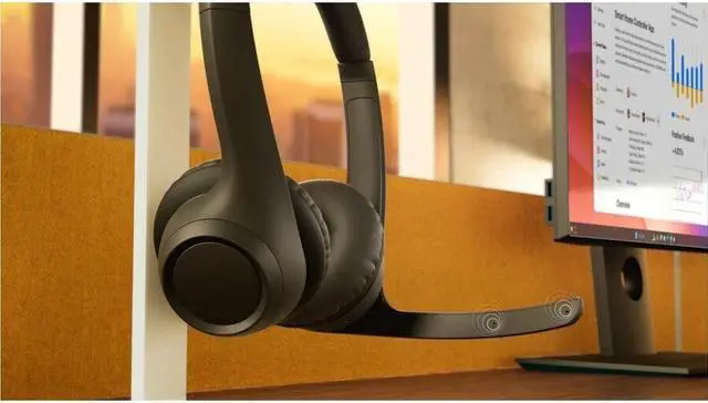 Alt view image 7 of 7 - Logitech Zone 305 Business Wireless Headset With Microphone for Microsoft Teams - Black