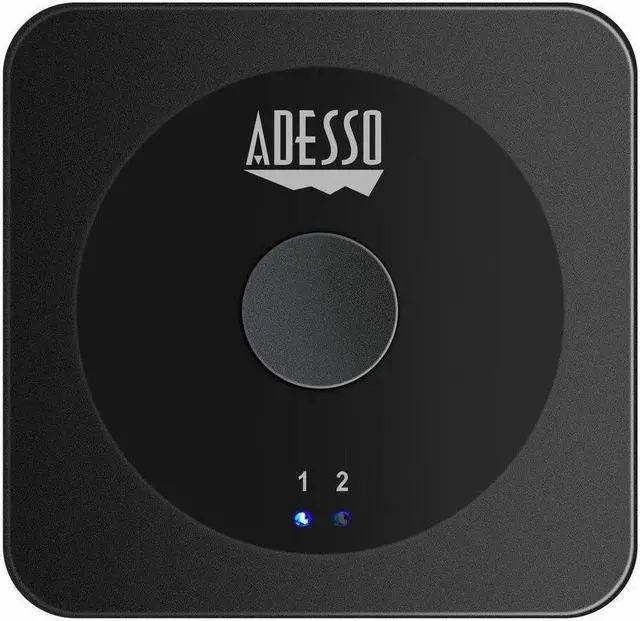 Alt view image 13 of 15 - Adesso AUH-5100 4K60 HDMI Splitter & Switcher AUH-5100