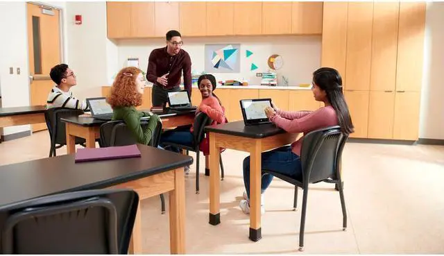 Alt view image 8 of 17 - HP Pro x360 Fortis 11 G3 11.6" Touchscreen Chromebook HD 1366 x 768 Intel Celeron N4500 Dual-core (2 Core) 8 GB Total RAM 8 GB On-board Memory 64 GB Flash Memory Model 7L301UT#ABA