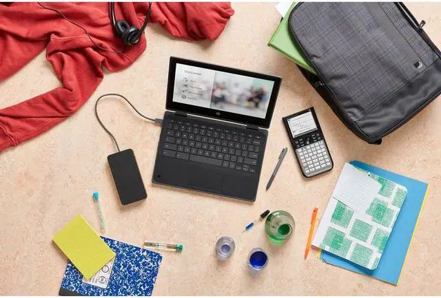 Alt view image 9 of 17 - HP Pro x360 Fortis 11 G3 11.6" Touchscreen Chromebook HD 1366 x 768 Intel Celeron N4500 Dual-core (2 Core) 8 GB Total RAM 8 GB On-board Memory 64 GB Flash Memory Model 7L301UT#ABA