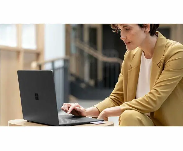 Alt view image 5 of 7 - Microsoft Surface Laptop 6 13.5" Touchscreen Notebook - Intel Core Ultra 5 135H - 32 GB - 256 GB SSD - English (US) Keyboard - Black - Intel Chip - 2256 x 1504 - Windows 11 Pro - Intel Arc Graphi