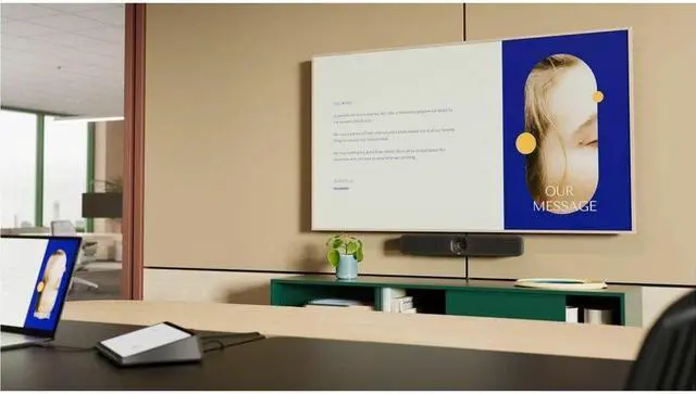 Alt view image 7 of 8 - Logitech MeetUp 2 Video Conferencing Camera - USB 3.1 Type C - 4K - 3840 x 2160 Video - 120° Angle - 4x Digital Zoom - Microphone - Wireless LAN - Network (RJ-45) - Notebook, Monitor, Desktop