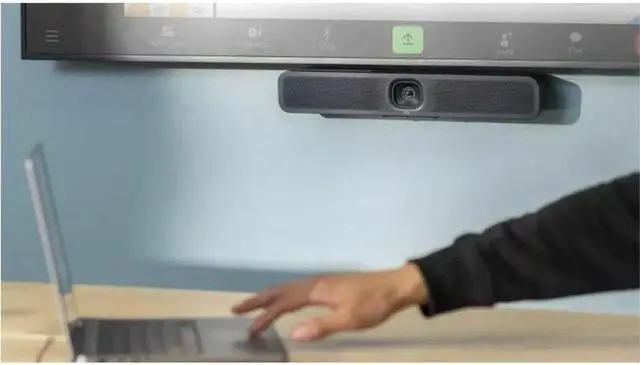 Alt view image 6 of 8 - Logitech MeetUp 2 Video Conferencing Camera - USB 3.1 Type C - 4K - 3840 x 2160 Video - 120° Angle - 4x Digital Zoom - Microphone - Wireless LAN - Network (RJ-45) - Notebook, Monitor, Desktop