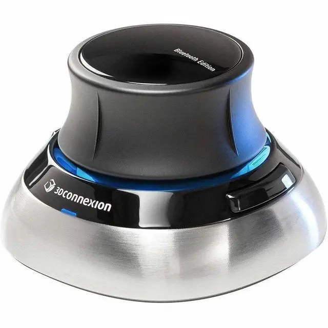 Alt view image 8 of 11 - 3Dconnexion's ergonomic "twohanded workflow" joins the Space Mouse Wireless Bluetooth Edition tothe Cad Mouse Compact Wireless Model 3DX-700136