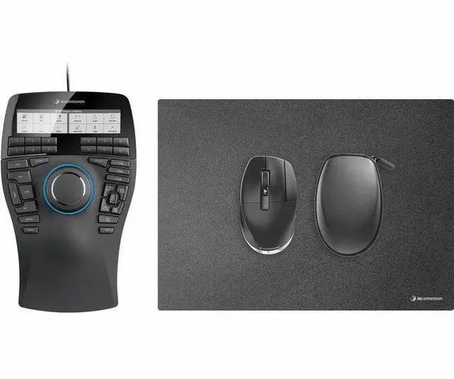 Alt view image 3 of 8 - 3Dconnexion SpaceMouse Enterprise, CadMouse Pro Wireless and CadMouse Pad together create a synergistic ecosystem that simply cannot be recreated using a regular mouse and keyboard Model 3DX-700135