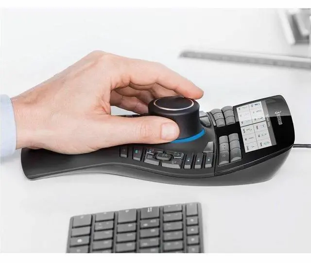 Alt view image 4 of 8 - 3Dconnexion SpaceMouse Enterprise, CadMouse Pro Wireless and CadMouse Pad together create a synergistic ecosystem that simply cannot be recreated using a regular mouse and keyboard Model 3DX-700135