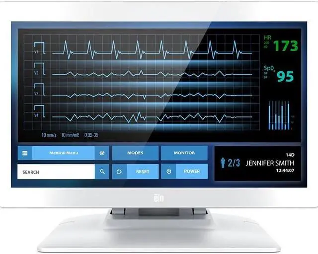Alt view image 4 of 8 - Elo 1502LM 16" Class Webcam LCD Touchscreen Monitor 16:9 30 ms E967255
