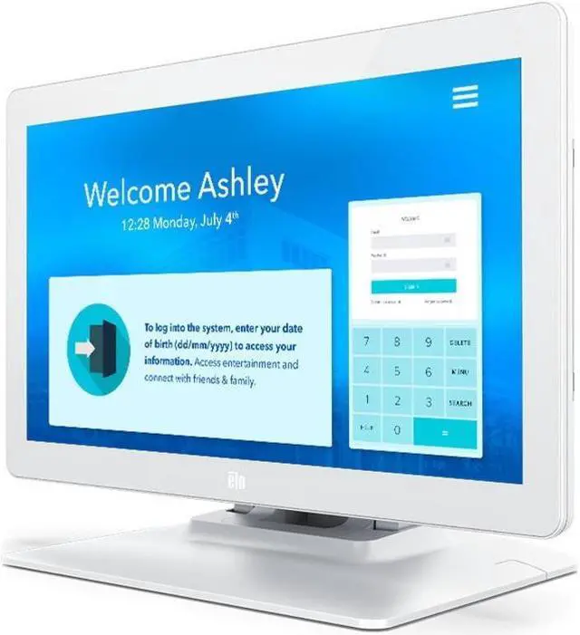Alt view image 7 of 8 - Elo 1502LM 16" Class Webcam LCD Touchscreen Monitor 16:9 30 ms E967255