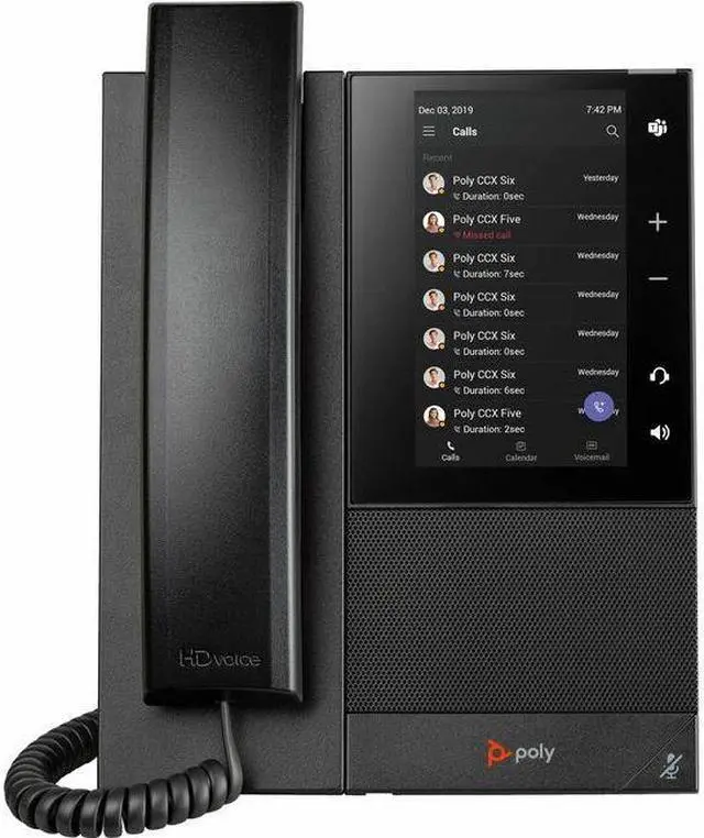 Main image of Poly CCX 500 IP Phone Corded Corded/Cordless Bluetooth Desktop Black 849A4AA