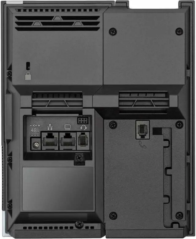 Alt view image 3 of 9 - Poly CCX 500 IP Phone Corded Corded/Cordless Bluetooth Desktop Black 849A4AA