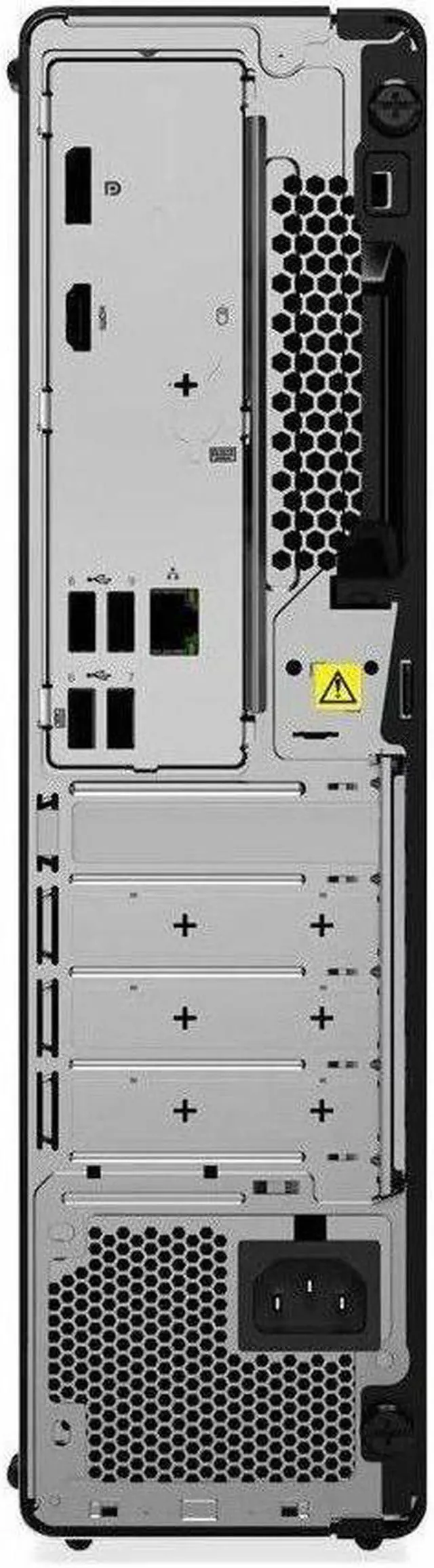 Alt view image 3 of 20 - Lenovo ThinkCentre M70s Gen 5 12U3000UUS Desktop Computer - Intel Core i5 14th Gen i5-14400 - 16 GB - 512 GB SSD - Small Form Factor - Black - Intel Q670 Chip - Windows 11 Pro - Intel UHD Graphics 730