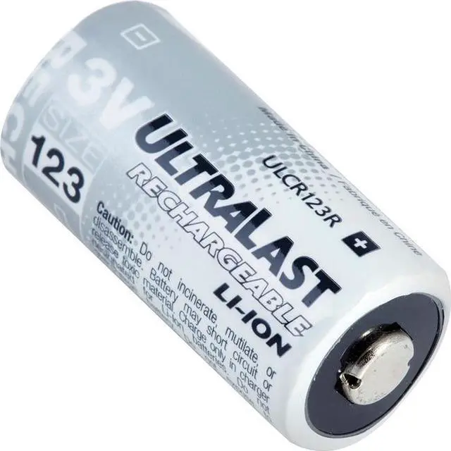 Alt view image 5 of 5 - CR123 Rechargeable 3-Volt Li-Ion Battery - Single Pack