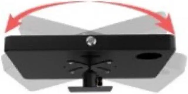 Alt view image 3 of 8 - CTA Digital Wall Mount for Select iPad Enclosure Models Black PADPARABRH