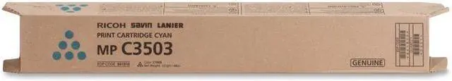 Alt view image 3 of 4 - RICOH-STRATEGIC 841816 RICOH CYAN TONER CARTRIDGE FOR USE IN MPC3003 MPC3004 MPC3004EX MPC3503 MPC3504