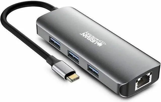Main image of Urban Factory HUBEE Docking Station - for Notebook/Tablet PC/Desktop PC/Smartphone - USB Type C - 4K UHD - 3840 x 2160 - 4 x USB Ports - 3 x USB 3.0 - 3 x USB Type-A Ports - USB Type-A - 1 x USB Type-
