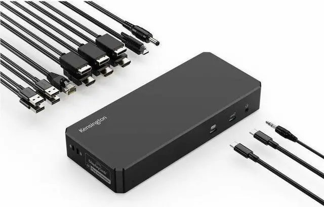 Alt view image 2 of 17 - Kensington SD4790-MAC EQ USB-C DisplayLink Triple 4K Docking Station K33621NA
