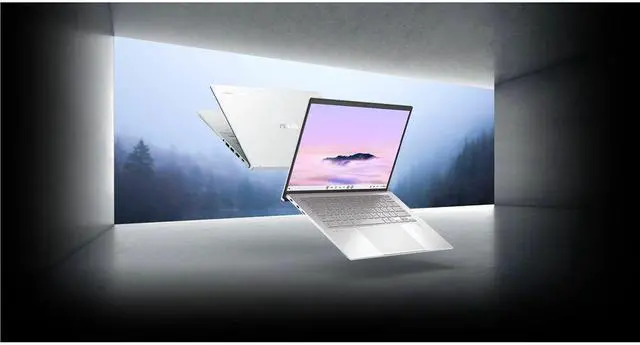 Alt view image 2 of 9 - Asus ExpertBook CX54 Chromebook Plus Enterprise CX5400 CX5403CMA-DB562 14" Chromebook - WQXGA - Intel Core Ultra 5 115U - 16 GB - 512 GB SSD - Fog Silver - Intel Chip - 2560 x 1600 - ChromeOS - I