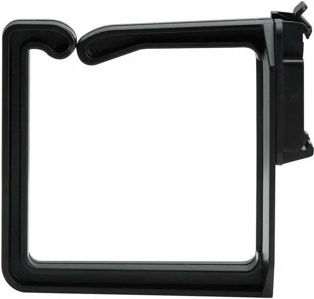Alt view image 2 of 8 - CABLE MANAGEMENT D-RINGS FOR DIN RAILS - MULTI-ANGLE, 2U, BLACK, 2 PACK