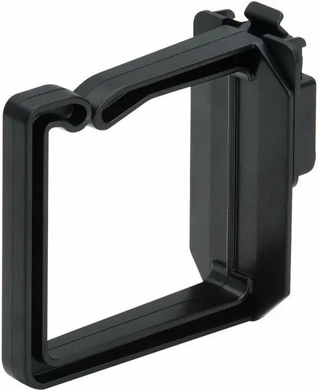 Alt view image 7 of 8 - CABLE MANAGEMENT D-RINGS FOR DIN RAILS - MULTI-ANGLE, 2U, BLACK, 2 PACK