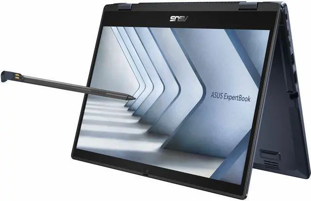 Alt view image 6 of 9 - Asus ExpertBook B3 Flip B3402 B3402FVA-XS74T 14" Touchscreen Convertible 2 in 1 Notebook - Full HD - Intel Core 7 150U - 16 GB - 512 GB SSD - Star Black - Intel Chip - 1920 x 1080 - Windows 11 Pr