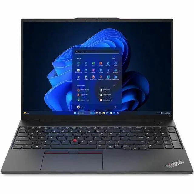 Alt view image 7 of 20 - Lenovo ThinkPad E16 Gen 2 16" WUXGA IPS Laptop Intel Core Ultra 7 155U 1.7 GHz up to 4.8 GHz Intel Graphics 16GB DDR5 512GB SSD Windows 11 Pro - 21MA0006US