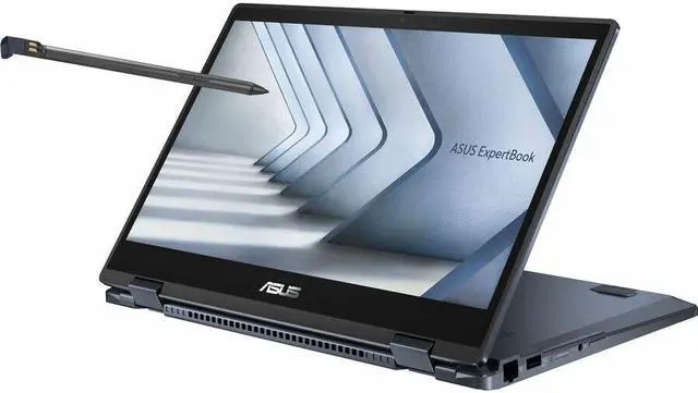 Alt view image 2 of 7 - Asus ExpertBook B3 Flip B3402 B3402FVA-XS54T 14" Touchscreen Convertible 2 in 1 Notebook - Full HD - Intel Core 5 120U - 16 GB - 512 GB SSD - Star Black - Intel Chip - 1920 x 1080 - Windows 11 Pr