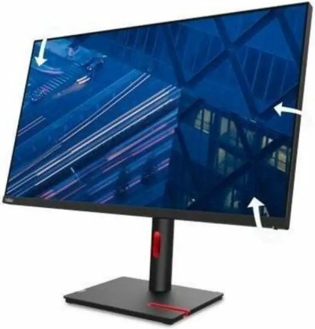 Alt view image 3 of 8 - Lenovo ThinkVision T32h-30 32" Class Webcam WQHD LED Monitor - 16:9 - Raven Black - 31.5" Viewable - In-plane Switching (IPS) Technology - WLED Backlight - 2560 x 1440 - 1.07 Billion Colors