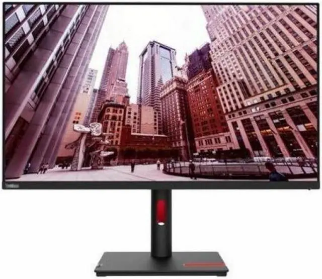 Alt view image 2 of 8 - Lenovo ThinkVision T32h-30 32" Class Webcam WQHD LED Monitor - 16:9 - Raven Black - 31.5" Viewable - In-plane Switching (IPS) Technology - WLED Backlight - 2560 x 1440 - 1.07 Billion Colors