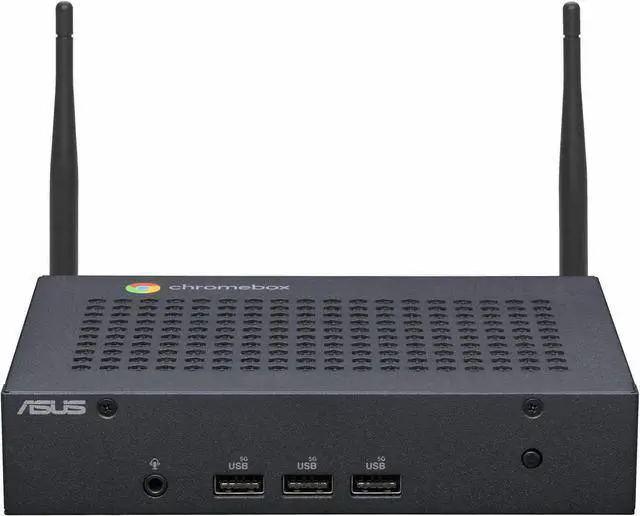 Alt view image 3 of 7 - Asus Chromebox CF40-BC0001UN Mini PC Celeron N4500 8GB 64GB Flash, Black