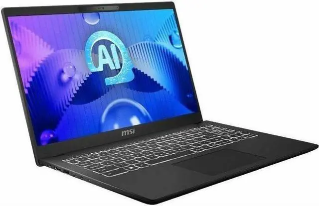 Alt view image 7 of 14 - MSI Modern 15 H AI C1M Modern 15 H AI C1MG-060US 15.6" Notebook - Full HD - Intel Core Ultra 9 185H - 64 GB - 1 TB SSD - Core Black - Intel Chip - 1920 x 1080 - Windows 11 Pro - Intel Arc Graphic