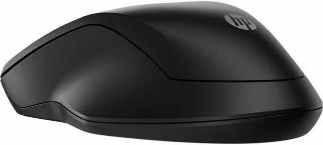 Alt view image 2 of 5 - HP 255 Dual Wireless Mouse (8R3U1UT) - Full-size Mouse - Optical - Wireless - Bluetooth/Radio Frequency - 2.40 GHz - Black - USB Type A - 1600 dpi - 3 Button(s) - Symmetrical - 1 x AA Battery Supporte