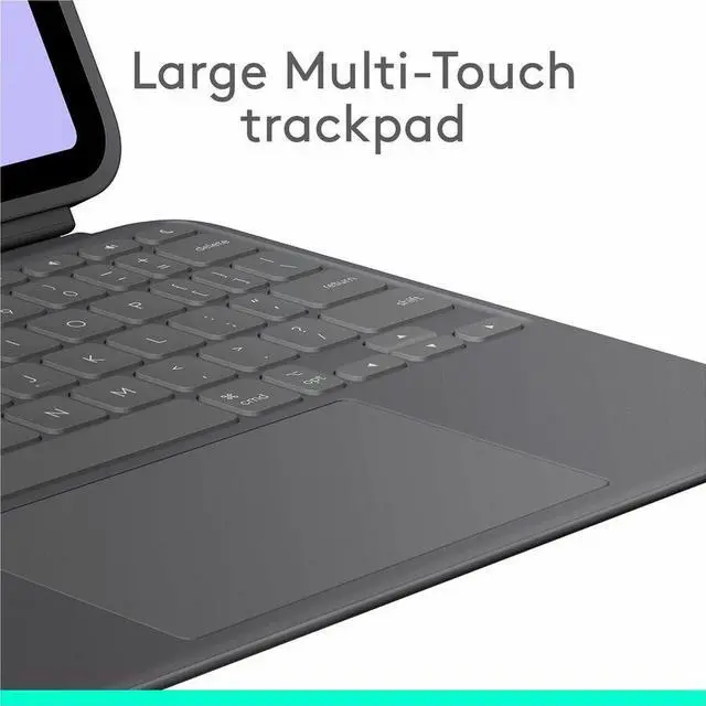 Alt view image 4 of 15 - Logitech Combo Keyboard Case for 11in iPad Pro Graphite 920012659