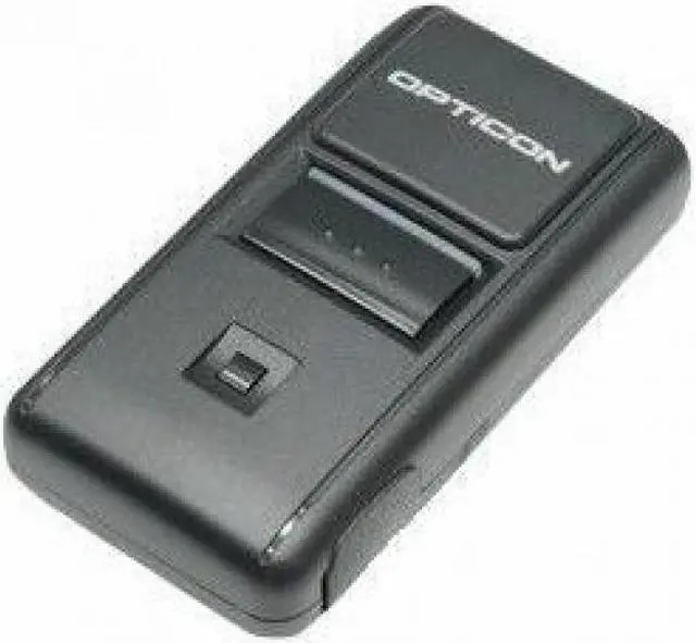 Alt view image 2 of 2 - Opticon OPN-2004 Ultra Compact Laser Barcode Scanner - Cable Connectivity - 100 scan/s - 22.44" Scan Distance - 1D - Laser - USB - Black - USB - Inventory, Healthcare,