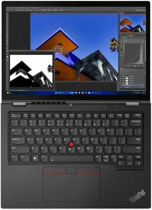 Alt view image 6 of 8 - Lenovo ThinkPad L13 Gen 5 21LM0010US 13.3" Touchscreen Notebook - Intel Core Ultra 5 125U - 16GB - 256GB SSD - Windows 11 Pro - Webcam - IEEE 802.11ax Wireless LAN Standard   21LM0010US