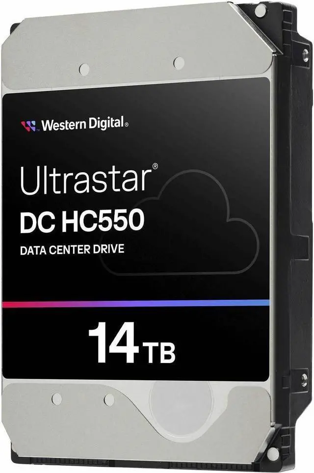 Alt view image 2 of 7 - Western Digital Ultrastar DC HC550 WUH721814AL5204 14 TB Hard Drive - 3.5" Internal - SAS (12Gb/s SAS) - Conventional Magnetic Recording (CMR) Method - 7200rpm - 512e/4Kn Format