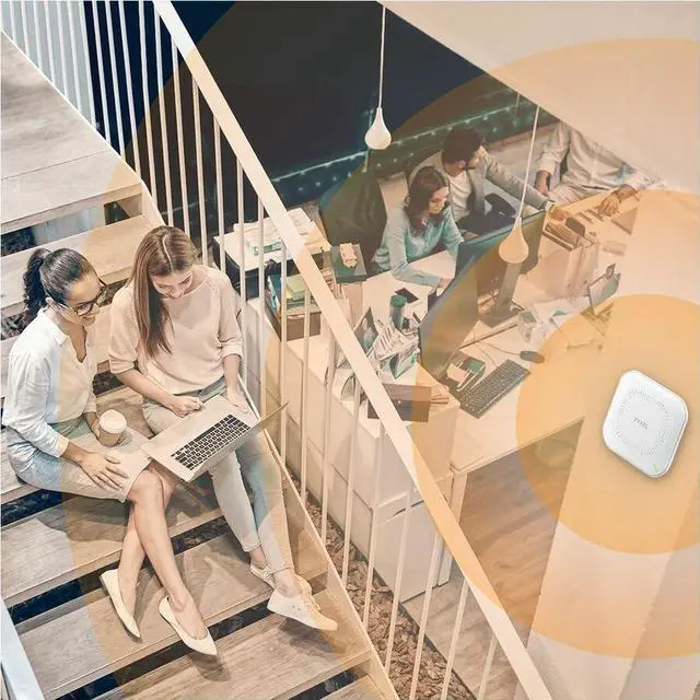 Alt view image 9 of 13 - ZyXEL AX3000 WiFi 6 Dual-Radio NebulaFlex Access Point NWA50AX PRO