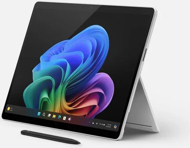 Alt view image 9 of 14 - Microsoft Surface Pro Copilot+ PC (11th Edition) Touchscreen 13" Qualcomm Snapdragon X Elite 16GB RAM 512GB SSD, 5G + WiFi, Windows 11 Home - Platinum
