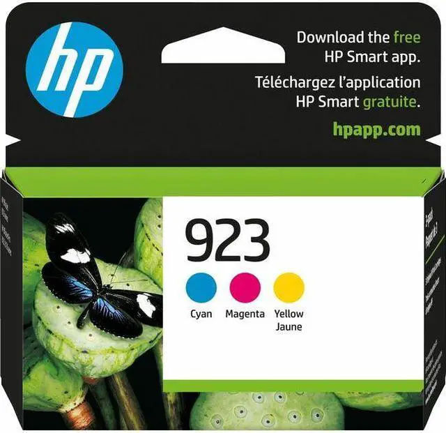 Alt view image 8 of 8 - HP 923 Cyan/Magenta/Yellow Standard Yield Ink Cartridges 3/Pack (6C3Y4LN)