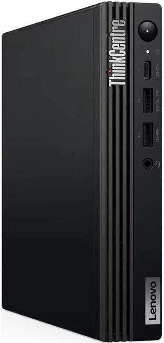 Main image of Lenovo ThinkCentre M70q Gen 5 12TD001MUS Desktop Computer - Intel Core i3 14th Gen i3-14100T - 16 GB - 256 GB SSD - Tiny - Black - Intel Q670 Chip - Windows 11 Pro - Intel UHD Graphics 730 DDR5 SDRAM