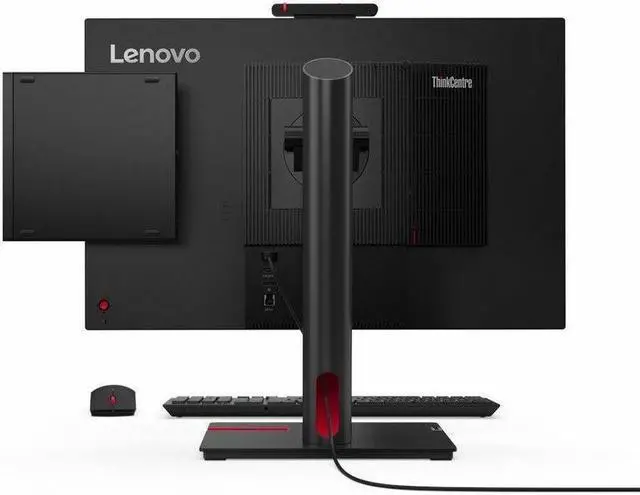 Alt view image 2 of 20 - Lenovo ThinkCentre M70q Gen 5 12TD001MUS Desktop Computer - Intel Core i3 14th Gen i3-14100T - 16 GB - 256 GB SSD - Tiny - Black - Intel Q670 Chip - Windows 11 Pro - Intel UHD Graphics 730 DDR5 SDRAM