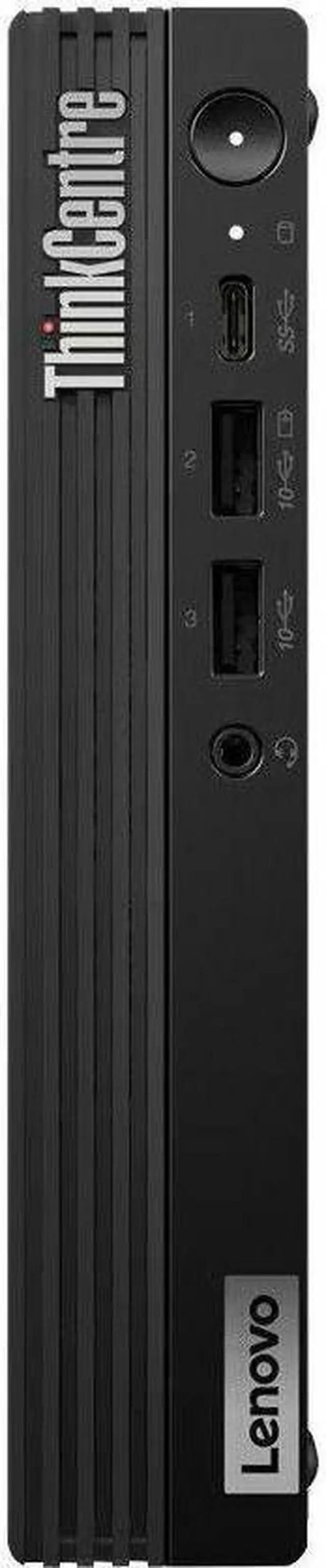 Alt view image 6 of 20 - Lenovo ThinkCentre M70q Gen 5 12TD001MUS Desktop Computer - Intel Core i3 14th Gen i3-14100T - 16 GB - 256 GB SSD - Tiny - Black - Intel Q670 Chip - Windows 11 Pro - Intel UHD Graphics 730 DDR5 SDRAM