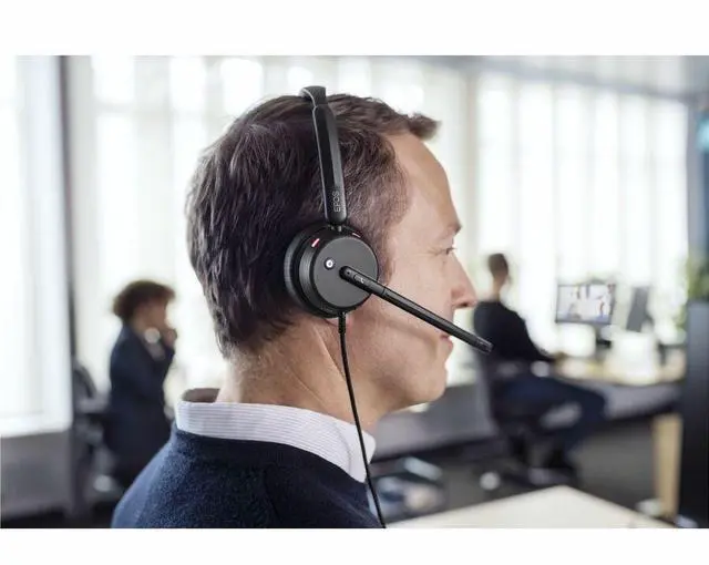 Alt view image 3 of 8 - EPOS IMPACT 430 Headset - Microsoft Teams Certification - Mono - USB Type C - Wired - 32 Ohm - 20 Hz - 20 kHz - On-ear - Monaural - 5.91 ft Cable - Noise Cancelling, Electret Condenser, Uni-directiona